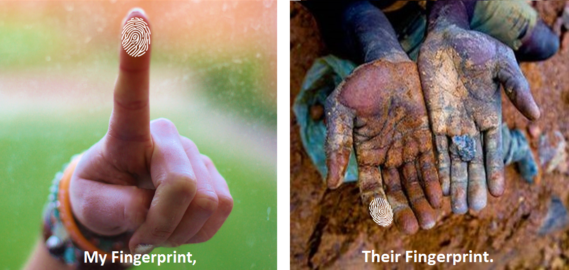 My fingerprint, their fingerprint